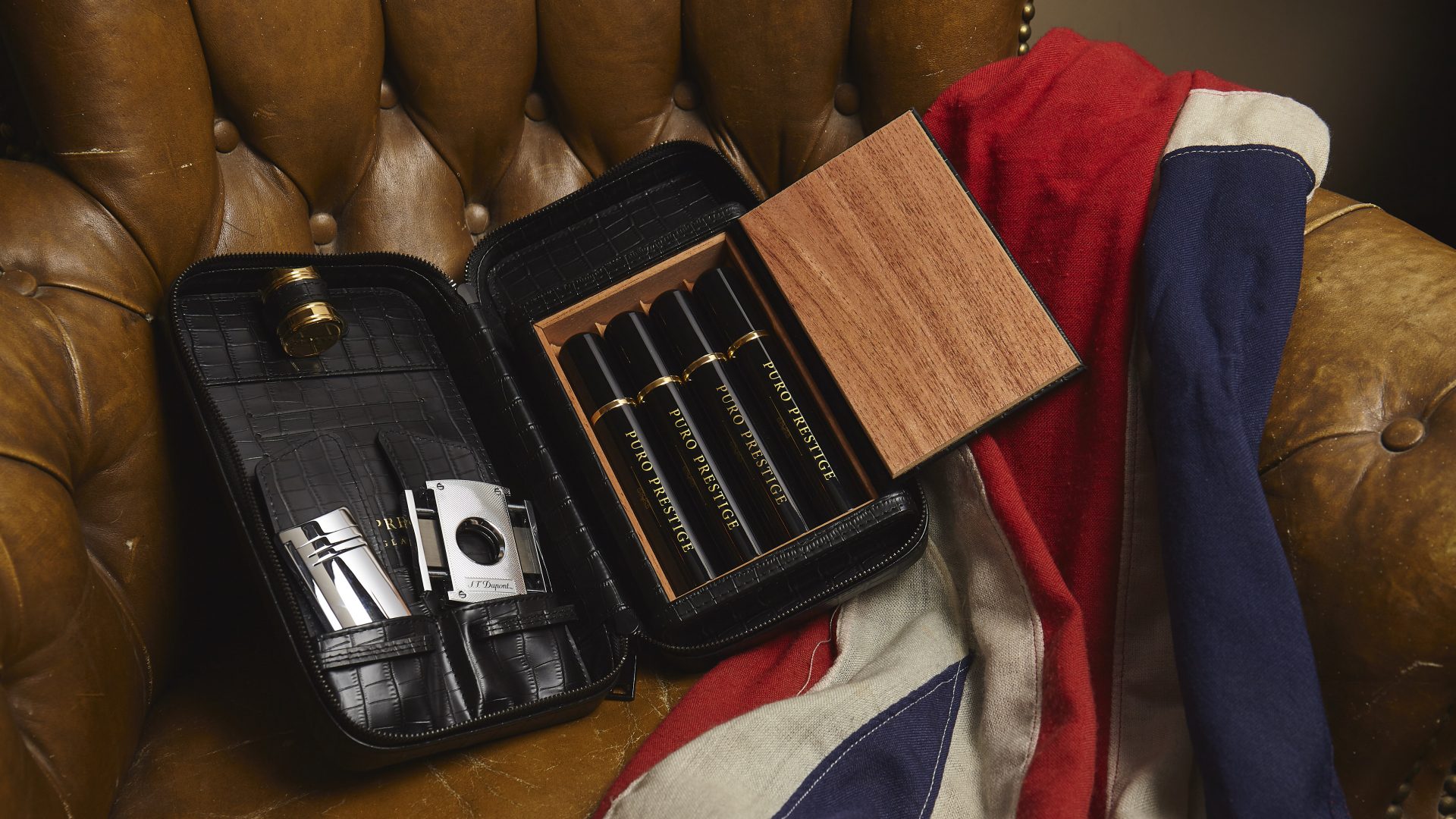 Luxury cigar accessories collection