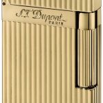 ST Dupont Lighter - Ligne 2 - Gold Montparnasse Vertical Lines