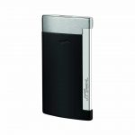 ST Dupont Lighter - Slim 7 - Brushed Chrome and Matt Black