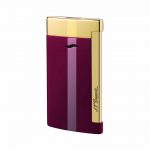ST Dupont Lighter - Slim 7 - Golden and Lotus Red